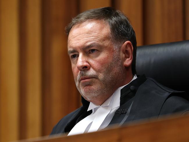 New Supreme Court judge Gregory Geason swearing in ceremony in the Supreme Court in Hobart. Picture: SAM ROSEWARNE.