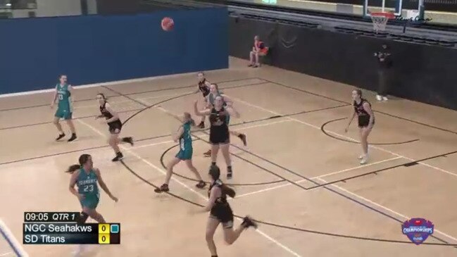 Replay: Basketball Queensland Under-16 State Championships – North Gold Coast Seahawks Teal vs Southern Districts Titans