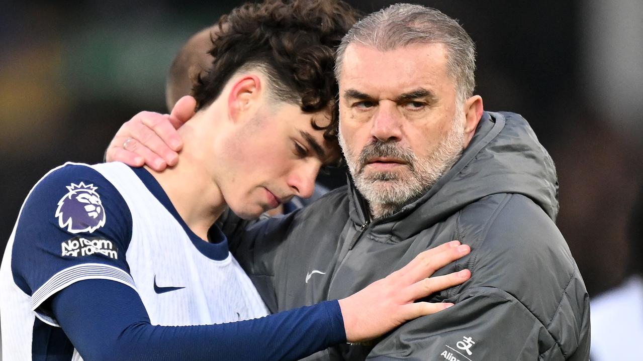 Pressure mounts on Ange Postecoglou. (Photo by Michael Regan/Getty Images)