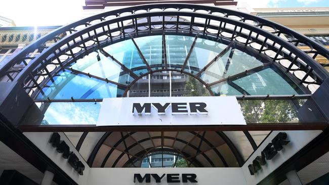 Myer is set to leave the Myer Centre in Brisbane’s Queen Street Mall. Picture: NCA NewsWire / Dan Peled