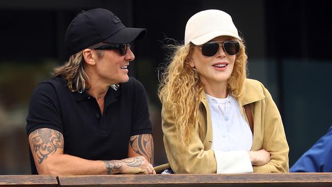 Keith Urban and Nicole Kidman at the Randwick races on Saturday. Pictures: Matrix for The Sunday Telegraph