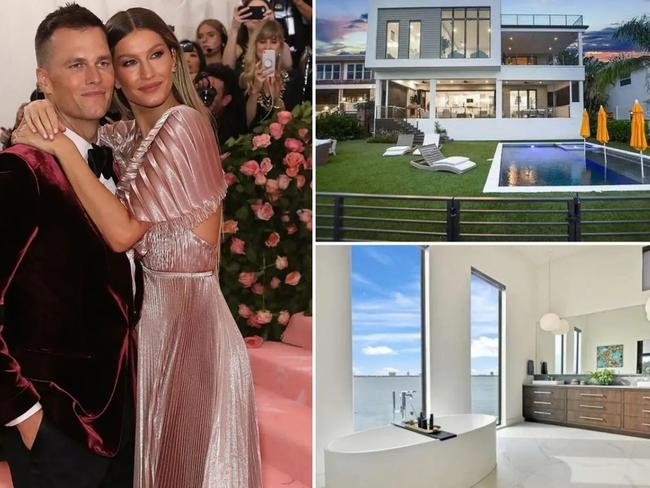 The Tampa house that Tom Brady and Gisele Bündchen lived in listed for $12.5m. Picture: Realtor.com/Toni Everett Company