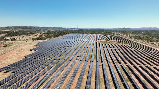 APA Group's solar farm in Mount Isa. Picture: Supplied