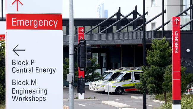 Emergency departments across the Gold Coast are facing an unprecedented surge in patients impacting wait times. Picture: Scott Fletcher.