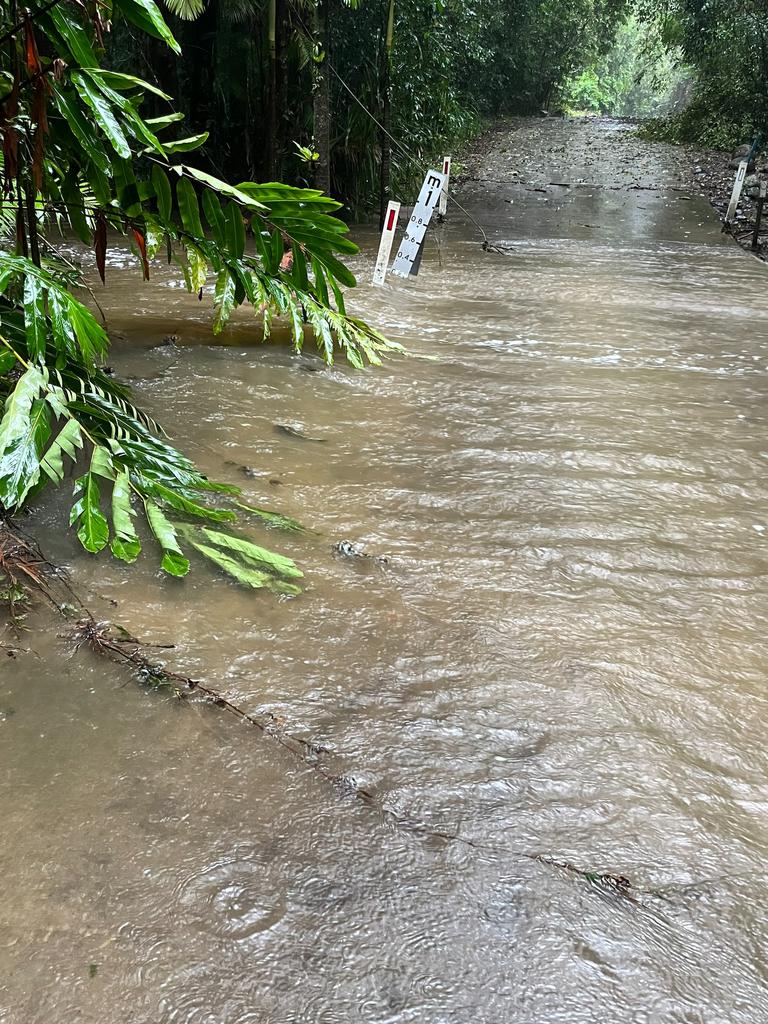 Due to safety concerns around debris left over from ex-tropical Cyclone Jasper, Queensland Parks and Wildlife Service have asked all members of the public to avoid viewing areas at Barron Falls, near Kuranda. Picture: Supplied.