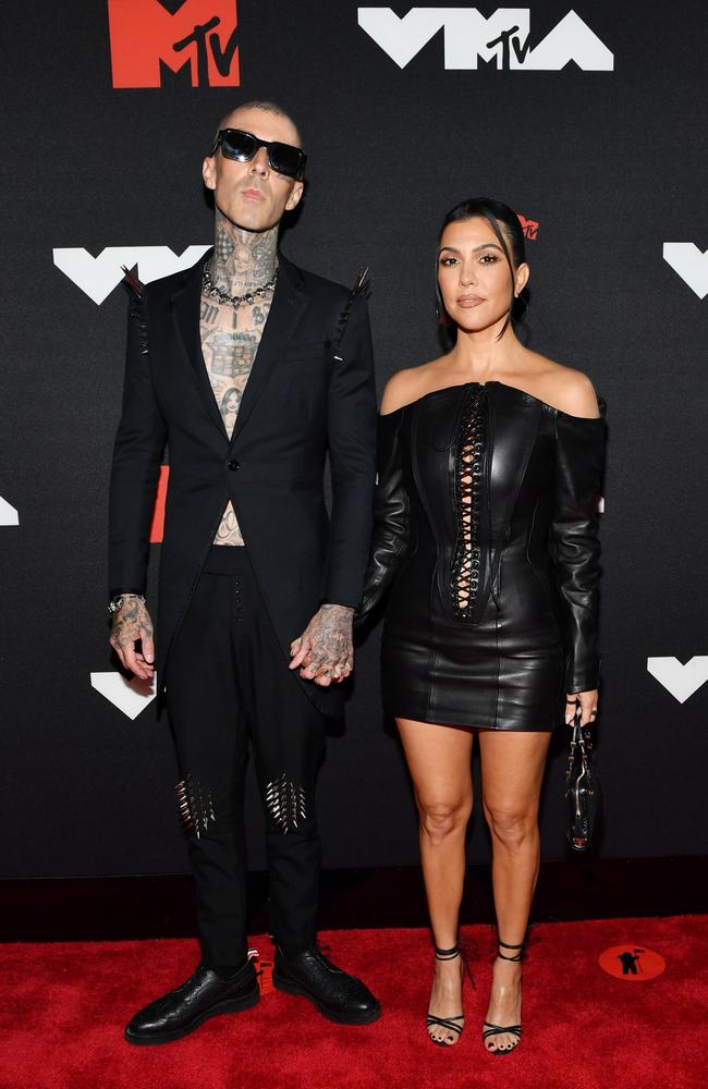 PDA-loving couple Travis Barker and Kourtney Kardashian. Picture: Noam Galai/Getty Images for MTV/ViacomCBS