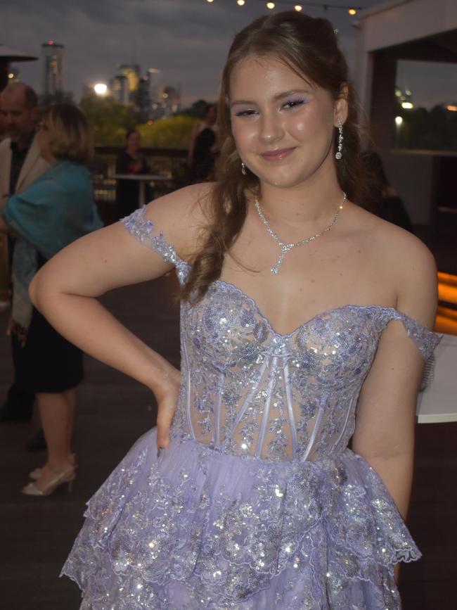 Sophia Cruz at Queensland Academies Creative Industries formal.