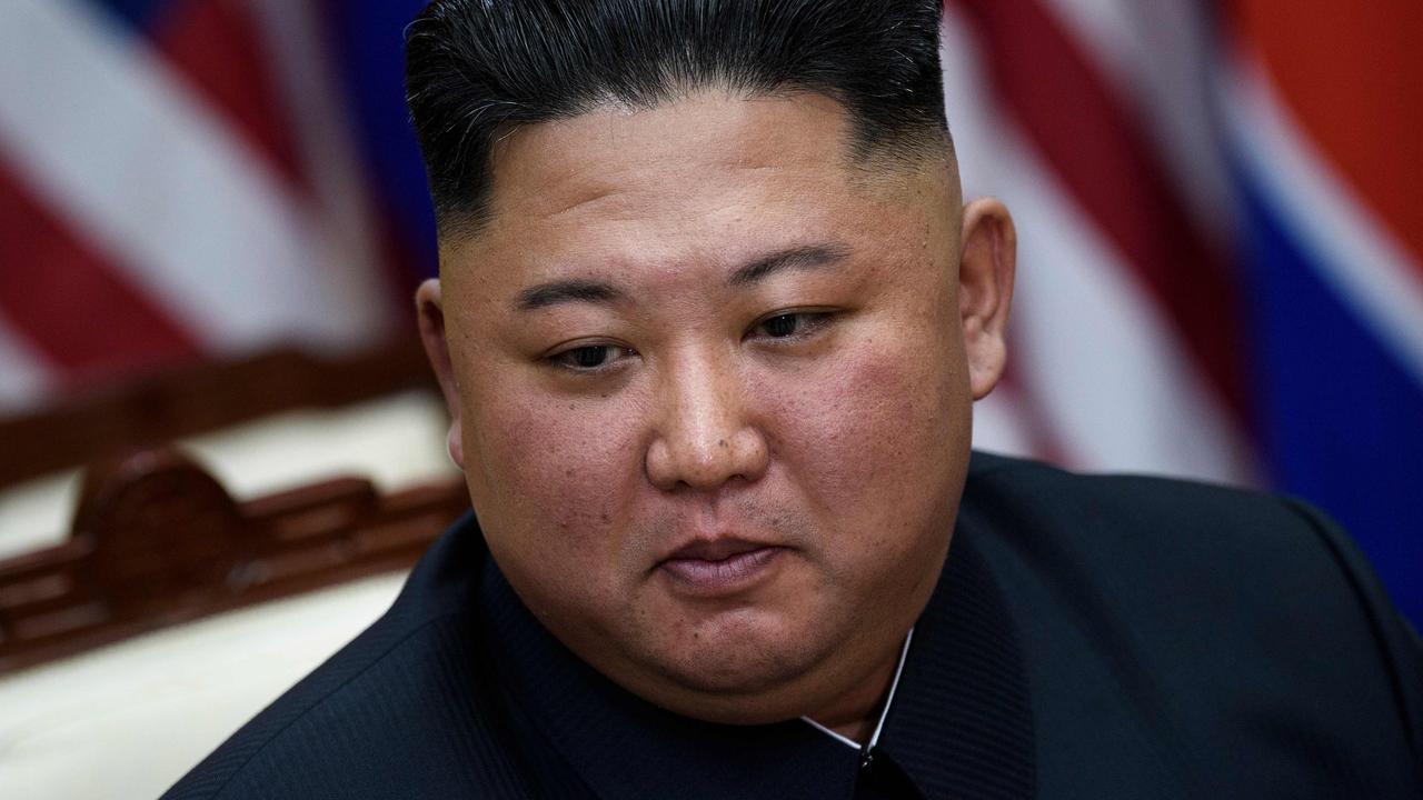 Kim Jong-un before a meeting with US President Donald Trump.