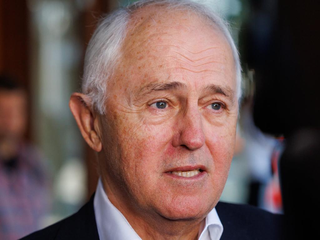 Former Prime Minister Malcolm Turnbull. Picture: David Swift