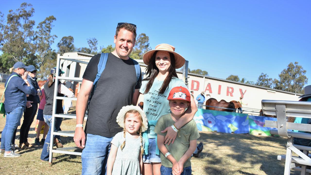 The Hutchinson family at the Gatton Show on Saturday, July 22. Picture: Peta McEachern