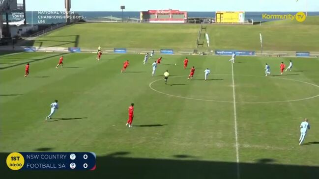 Replay: NSW Country v South Australia (16D) - Football Australia Boys National Youth Championships Day 2