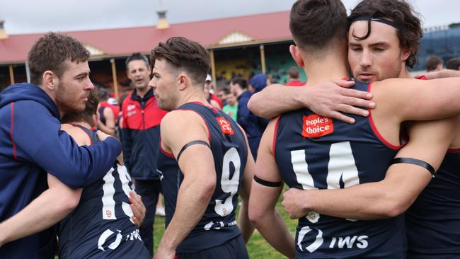 Redlegs players have been devastated by the sudden death of Nick Lowden. Picture: SANFL Image/David Mariuz