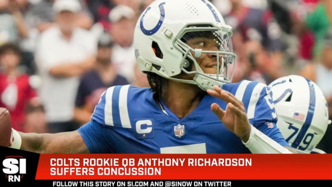 Colts QB Anthony Richardson ruled out for the game with a concussion  against Texans