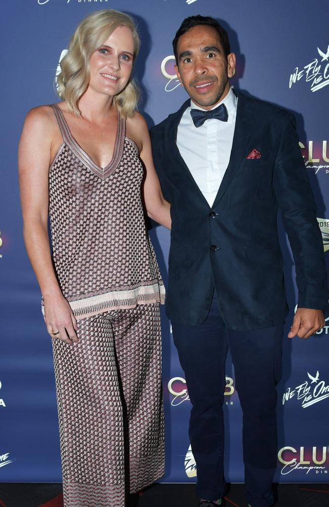 Eddie Betts and Anna Scullie. Picture Mark Brake