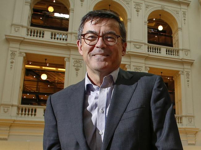 President of the Library Board of Victoria John Wylie is retiring after 9 years in the role. John Wylie in the LaTrobe Reading Room.                      Picture: David Caird