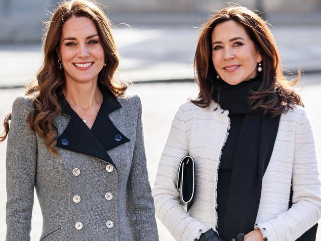 Catherine, then Duchess of Cambridge, and Mary, Crown Princess of Denmark, attend Christian IX's Palace in 2022. Picture: Chris Jackson/Getty Images