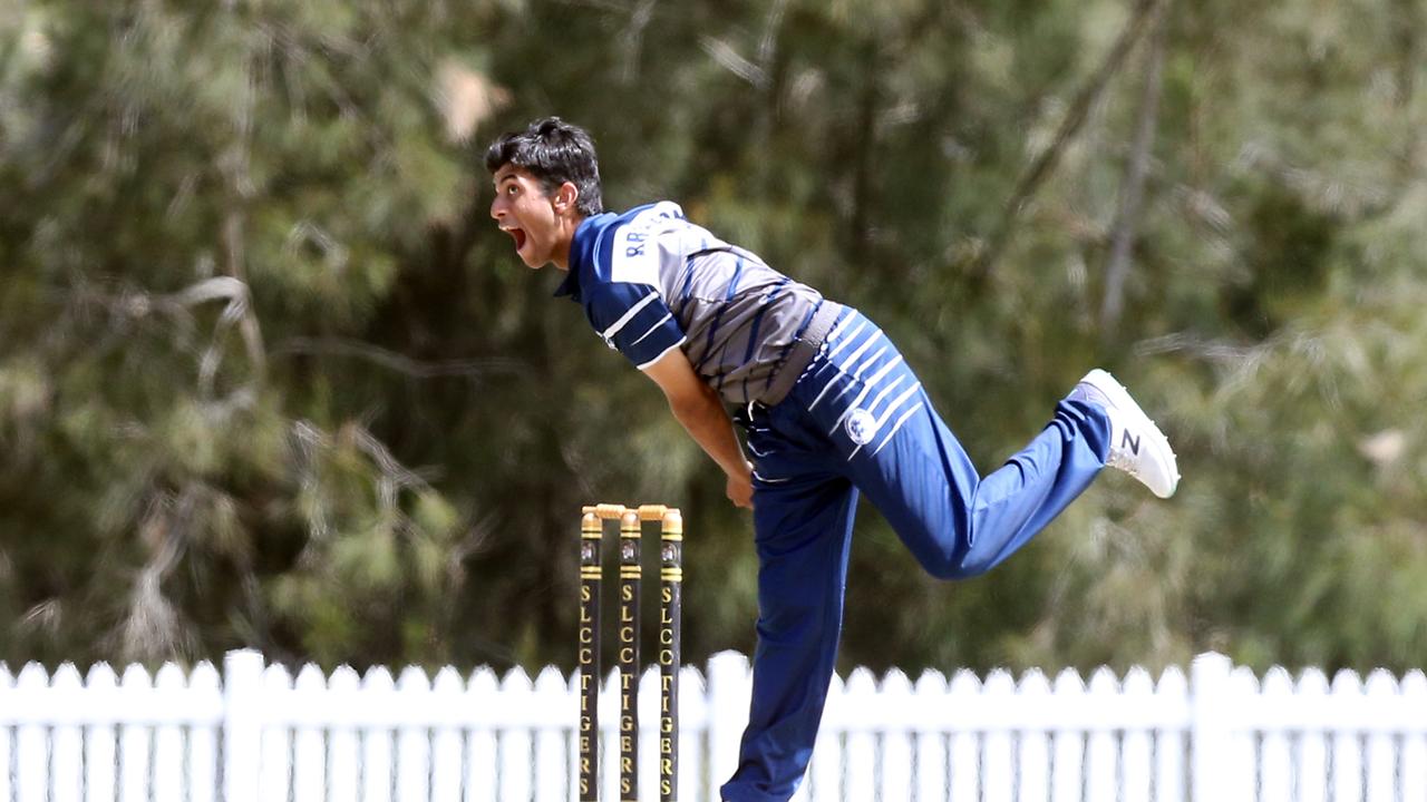 Dushyant Thaman playing club cricket. Picture by Richard Gosling