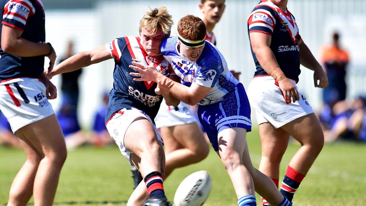 QSSRL; Aaron Payne Cup - Ignatius Park College and St Pats, Mackay. Mackays' Toby Thorburn. Picture: Alix Sweeney