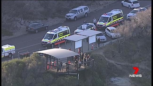 The whale watching platform in Kurnell. Picture: Seven News