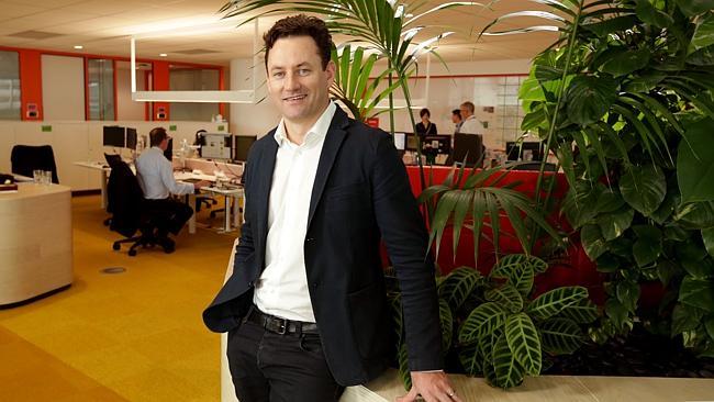 Steve Coster from Hassell in the Medibank Private building in Melbourne.