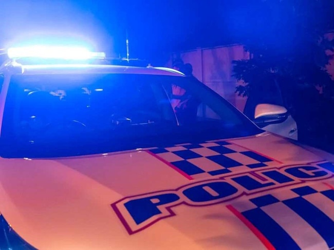 Two occupants of a car that smashed into a power pole on Maryborough Hervey Bay Rd in Walligan are being transported to Hervey Bay Hospital, with concerns that live wires are now on the ground.