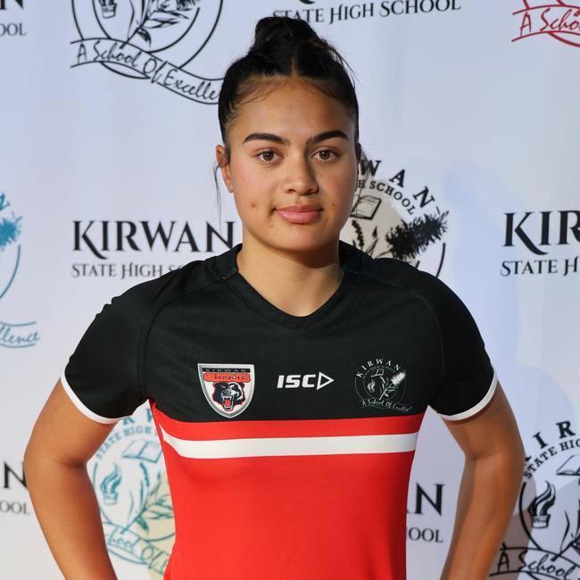 Jakaia-Lee Collett will captain the inaugural Townsville Blackhawks under-17 women’s team. Picture: Courtney Thomson.