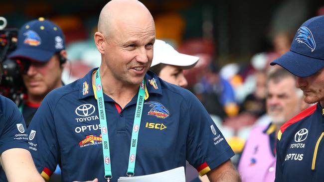 Crows coach Matthew Nicks says all players on AFL lists should enter hubs – not just those in the selection window. Picture: Jono Searle/AFL Photos/via Getty Images