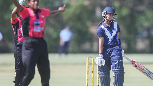 Underage 19 Female Championships; Various Matches played at Nudgee College Cricket Ovals 14.12.23 Pics by Stephen Archer