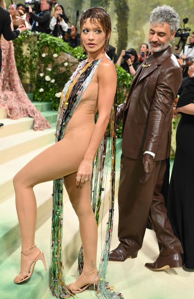 The glam couple at the Met Gala last year. Picture: Angela Weiss/AFP