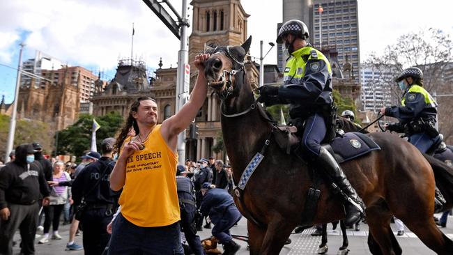 Kristian Pulkownik did not apply for bail when he appeared in court on Sunday. Picture: Steven Saphore/AFP.