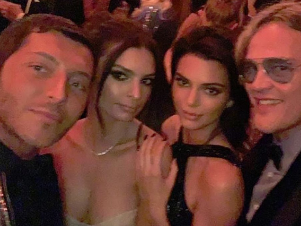 Kendall Jenner and Emily Ratajkowski hit the Vanity Fair party. Picture: Instagram