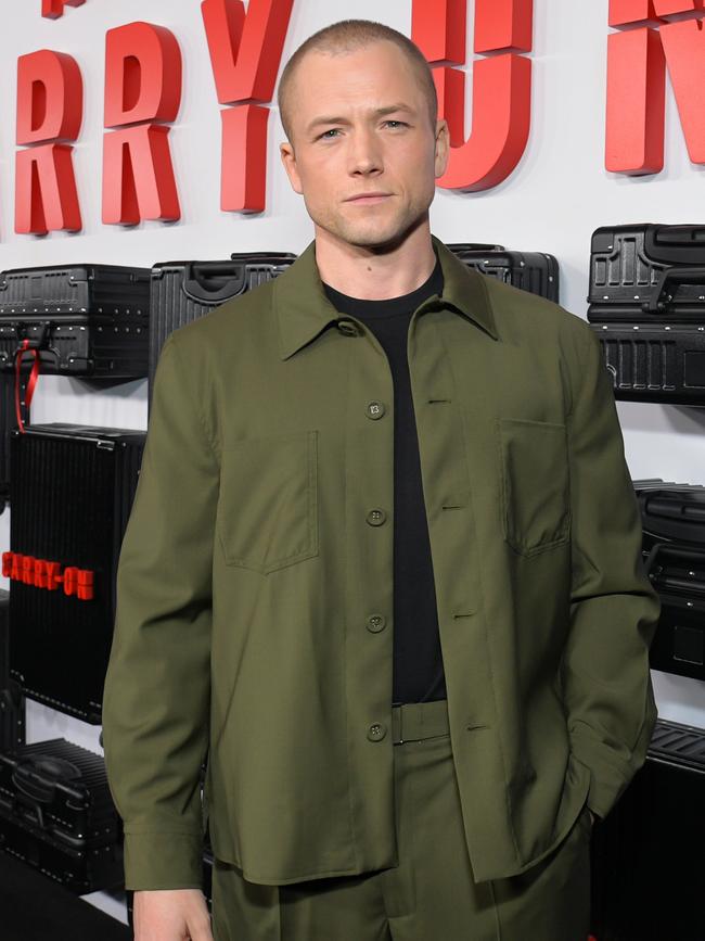 Taron Egerton will also star in Apex with Theron. Picture: Charley Gallay/Getty Images for Netflix