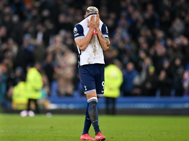 Tottenham lost 3-2 to Everton. Picture: Michael Regan/Getty Images