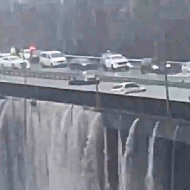 Roseville Bridge in northern Sydney on Tuesday. Picture: Twitter