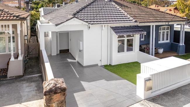 Clovelly had one of the biggest rises: this semi recently sold for $4.95m.