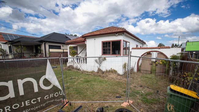 The property at David Street in Greenacre, which has been listed for a three-year tenancy, with the first year rent free so long as the tenant renovates the property. Photo: Julian Andrews.