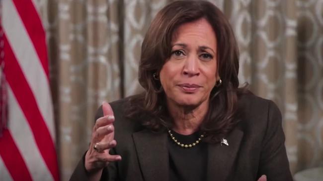 Kamala Harris has recorded a video for dejected supporters