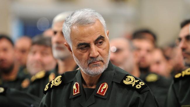 Iranian Quds Force commander Qassem Soleimani was killed by US forces. Picture: Getty Images.