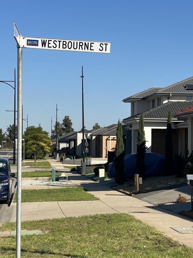 Westbourne Street, Strathtulloh, in Melbourne’s outer western suburbs.