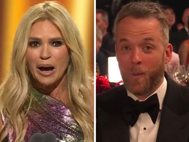 Sonia Kruger made a joke about fellow Gold Logie nominee Hamish Blake during her acceptance speech.