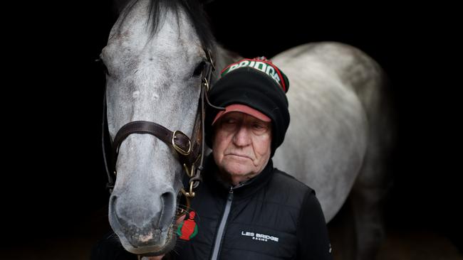 Trainer Les Bridge with Everest runner Classique Legend. Picture: Supplied