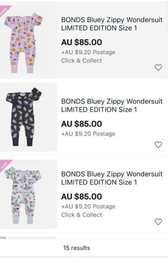 Bluey Bonds PJs sold on eBay at inflated prices The Courier Mail