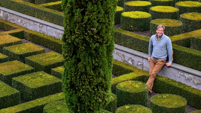 Garden designer Paul Bangay at his Stonefields estate in central Victoria.