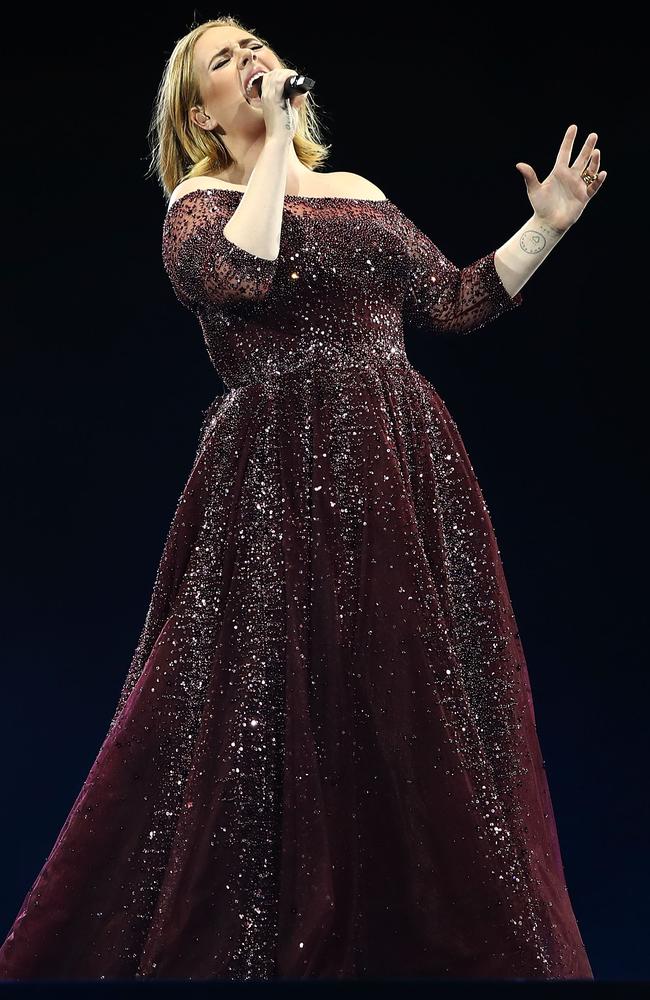 Sydney is officially in love with British superstar Adele after two record crowds turned up to see her at ANZ Stadium. Picture: Getty Images