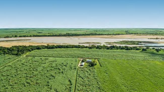 The cane farm on McDowell Road, Carstairs, fronts the Burdekin River.