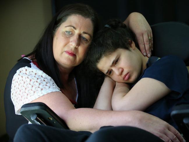 Linda Hartman and her daughter Paige Nicotra. Picture: Jamie Hanson