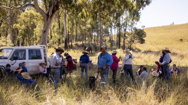 Smoko at the Eidsvold Cattle Drive 2024.