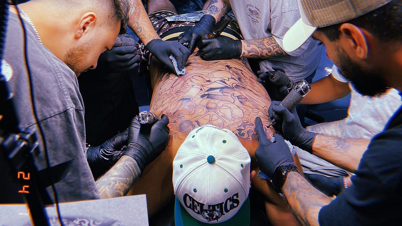 Nick Kyrgios ups his tattoo game Picture: Instagram