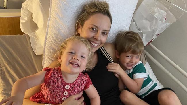 Allison Langdon has found a silver lining after injuring herself while filming. Picture: Instagram