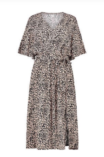 Kmart s short sleeve wrap midi dress is the latest cult fashion buy Kidspot